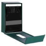 Mini Dog Waste Station with ONEpul Bag System - Free 400 Waste Bags Included - Green