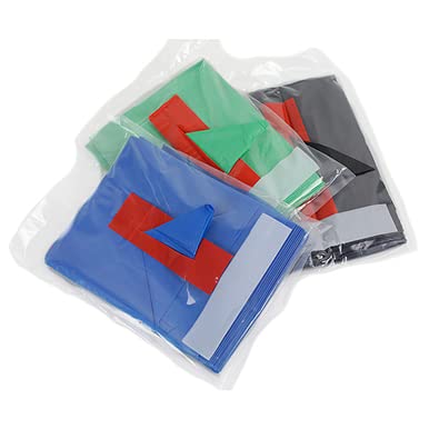 Doggie Walk Bags® Mini Dog Waste Station - Green | Blue Tie-Handle Bags | Rust-proof aluminum mini station with 400 blue tie-handle bags, locking dispenser, galvanized post, 10-year warranty