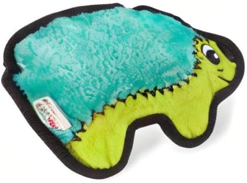 Outward Hound Durablez Minis – Squeaky Plush Dog Toy, No Stuffing for Less Mess, Interactive & Tough, Jumbo Squeaker, Puppies & Small Dogs, Hedgehog, 7"