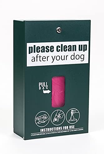 Standard Mini Dog Waste Station/MittN Bag™ System (Matte Green)