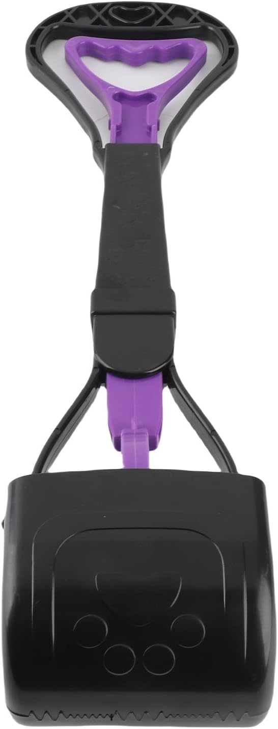 Pooper Scooper for Dogs, Heavy Duty Long Handle Tool, Portable Poop Pick Up Scoop for Yard and Grass 17.72x3.94 Inches
