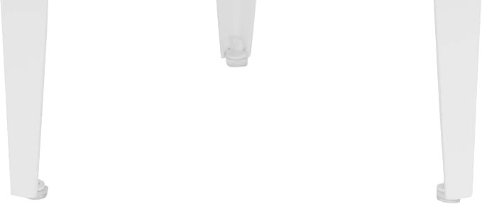 Vision Outdoor/Indoor Elevated Single Diner for Dogs - 10" Tall - White