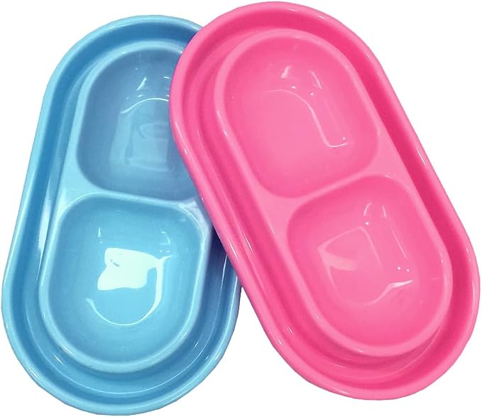 Cat Kitten Dish Dog Puppy Feeder Pet Bowl Ants go Away Grey, S | Ant Proof Cat Food Bowl, No Spill Dish, Outdoor Feeding, Deep Wide Water Moat, Ants Barrier Blocks Ants, Lightweight Plastic