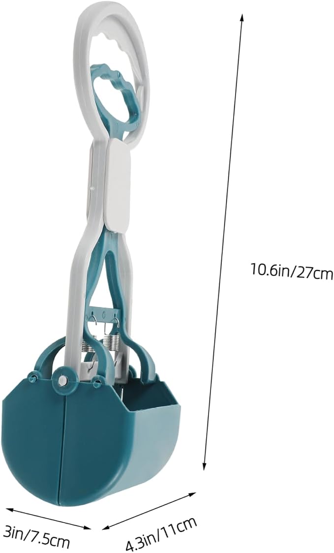 Heavy Duty Dog Pooper Scooper for Dogs Portable Litter Scooper Long Handle