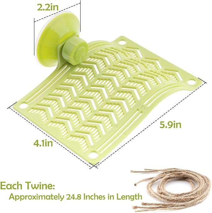 1 Pack Plastic Frog Hammock with Suction Cup Tree Frog Suction Platform Reptile Terrarium Decoration for Toad African Dwarf Frog Tree Frog