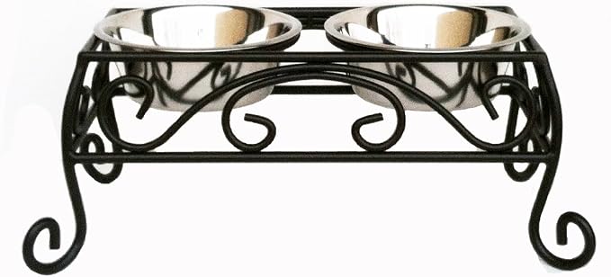 Noblesse Double Diner - Raised Feeder for Dogs - 7" Tall