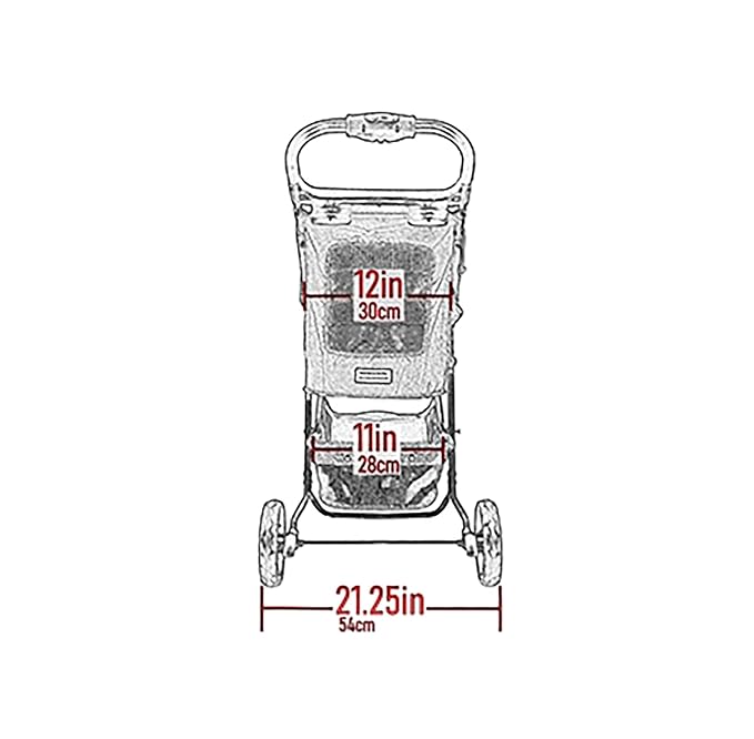Pet Gear No-Zip Special Edition 3 Wheel Pet Stroller for Cats/Dogs, Zipperless Entry, Easy One-Hand Fold, Removable Liner, Cup Holder, Willow