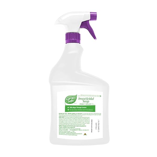 Garden Safe Brand Insecticidal Soap Insect Killer, 32 Fluid Ounces, For Organic Gardening, Kills Bugs Through Contact