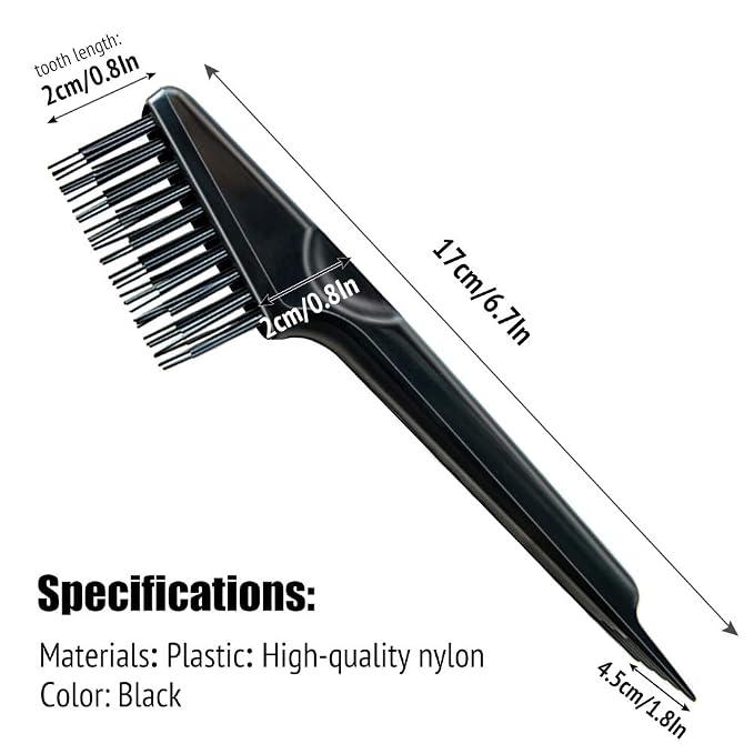 Hair Brush Cleaner Tool,Comb Cleaning hairbrush, for Removing Hair and Debris, Black