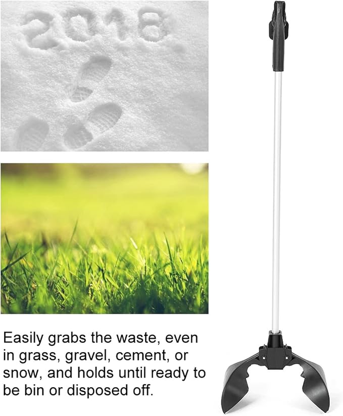 Pooper Scooper for Dogs Heavy Duty, Pet Dog Pooper Scooper for Grass Gravel Pick Up, Pooper Scooper Dog Poop Scooper for Large Dogs Heavy Duty