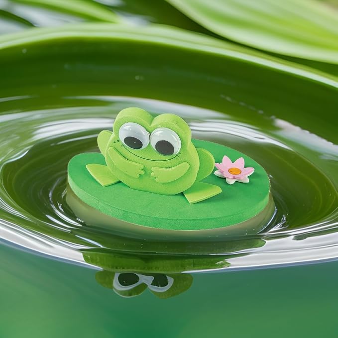 3D Frog On A Lillypad Floating Ck-12 - Crafts for Kids and Fun Home Activities
