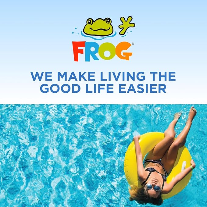 FROG Instant FROG for Pools - Prefilled Sanitizing Mineral Dispenser for Pools Up to 25,000 Gallons - Extends Chlorine Effectiveness for Easy Pool Treatment & Water Maintenance
