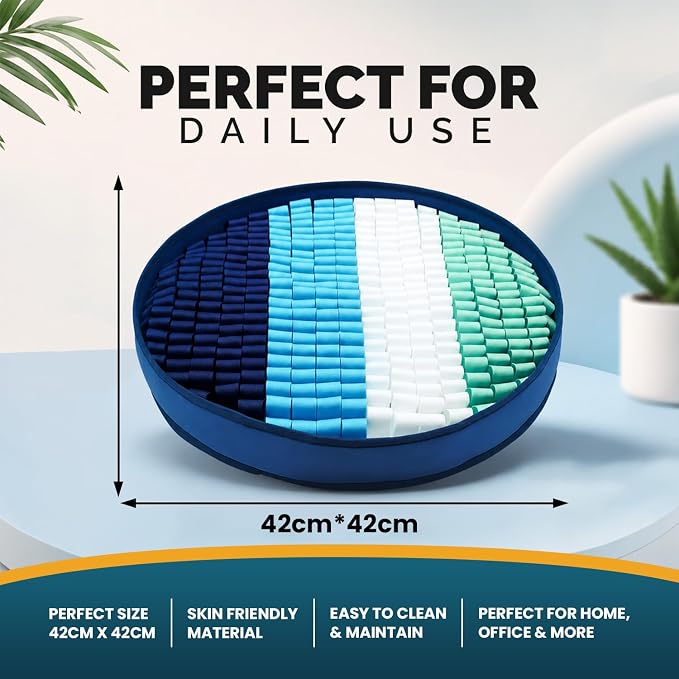 PET ARENA Adjustable Dog Snuffle Mat Interactive Feeding Toy - Multicolor | Encourages natural foraging, helps reduce boredom, slows eating, and provides mental stimulation for daily enrichment.