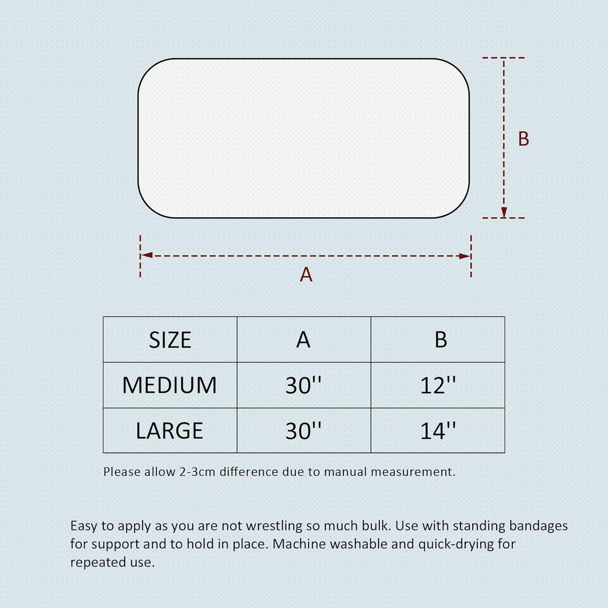 Harrison Howard Medicine-Retaining Shock-Absorbing Pressure Sores Prevention Quilted Leg Wraps for Horse Set of 4-White L