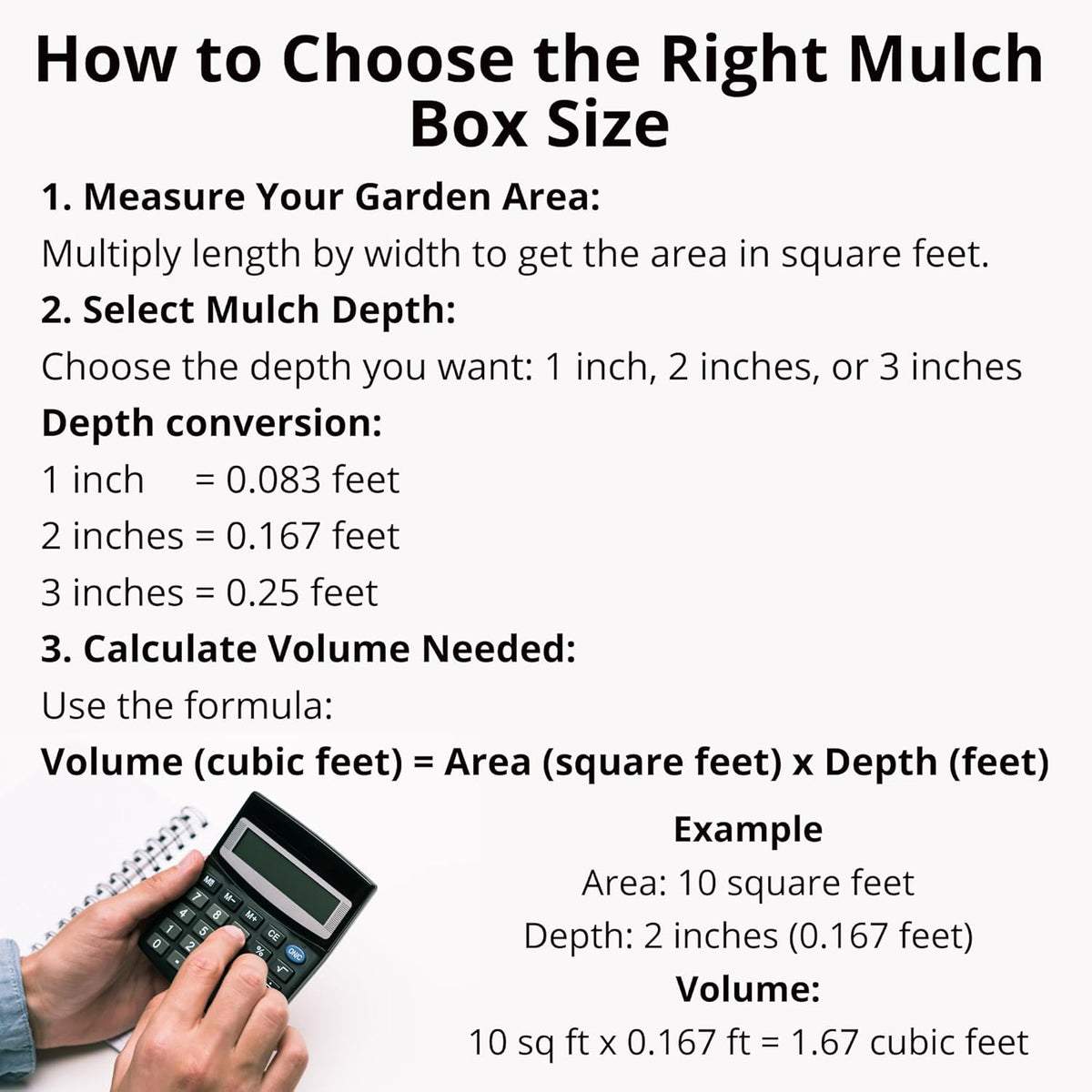 Premium Black Wood Mulch for Landscaping, Gardens, Lawns, Potting Media, and Potted Plants (2 CF - 56 L - 59 QTS)