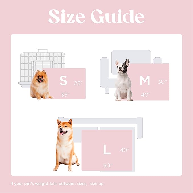 LE SURE Waterproof Dog Blankets for Large Dogs Cute Cozy 3D Jacquard,40x50 | Warm Soft Pet Blanket for Senior Dogs Aesthetic Gift, Washable Sherpa Throw, Reversible Couch Protector, Pink Taffy