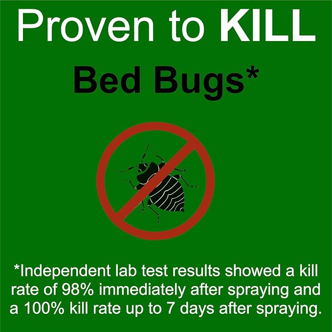 Travel Bed Bug & Mite Killer Spray by Premo Guard 3 oz – Child & Pet Safe – Fast Acting – Stain & Odor Free – Best Protection – Carryon Bag Approved