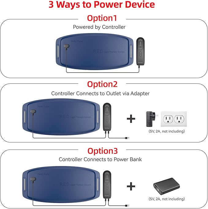 Red Light Therapy for Dogs and Humans, Portable 360 LED Chips Red Light Therapy Belt with Strap, Infrared Light Therapy Devices for Muscle & Joint Pain Relief