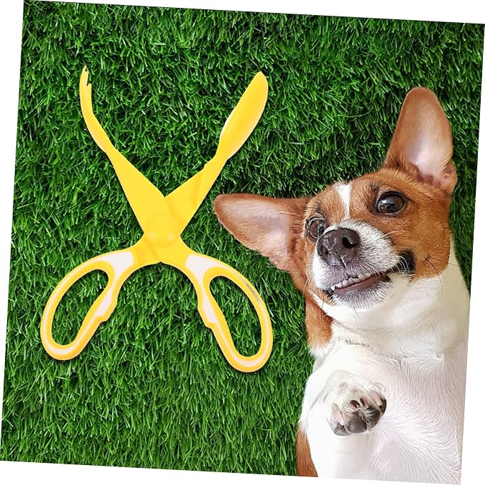 Heavy Duty Dog Poop Scooper with Long Handle Quick Release Mechanism Wide Scoop for Efficient Waste Collection Grass Gravel Pavement Ergonomic Lightweight Design for Easy Outdoor
