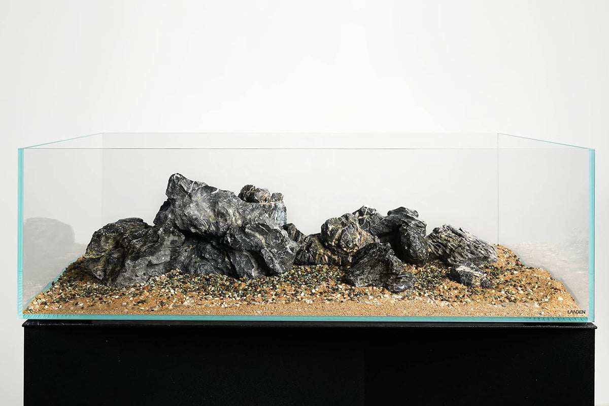 LANDEN Thoreau Aquarium Sand for Aquarium Landscape 2L(7lbs), Fish Tank Gravel, Pea Gravel for Landscaping, Coarse Sand for Plants, Aquarium Granite Sand, Fish Tank Decorative Sand, 2-3mm
