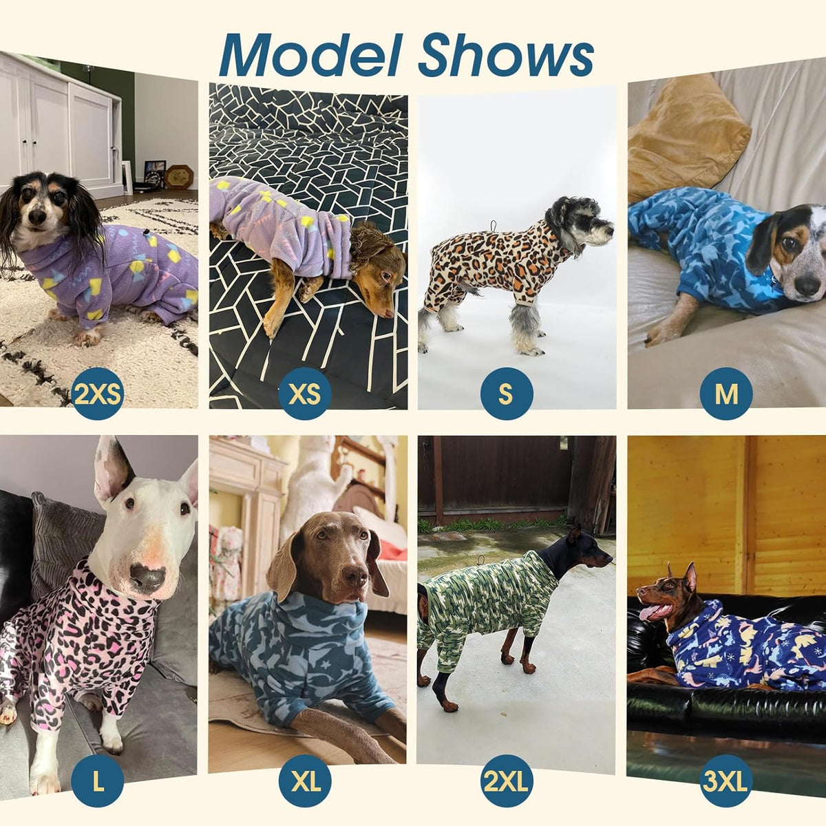 ROZKITCH Shark Dog Pajamas, Pet Windproof Warm Cold Weather Jacket Vest with Luminous Zipper, Jumpsuit Apparel Outfit Clothes for Small Medium Large Dog Shark M