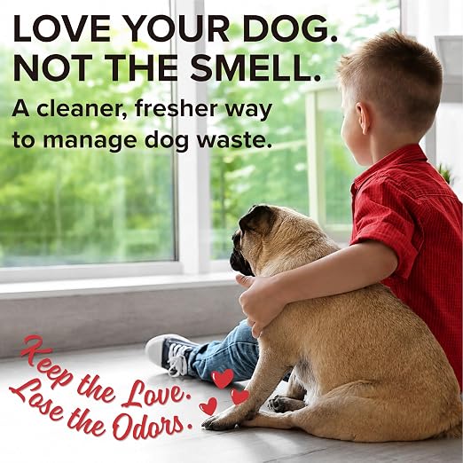 Red Rocket Doggy Twist'R Medium Waste Disposal System, Dog Poop Trash Can | Odor Control, Indoor/Outdoor, Holds Up to 15 Lbs, Includes 2 Size #2 Odor Blocking Bags, 2 Charcoal Sachets, 60 Poop Bags