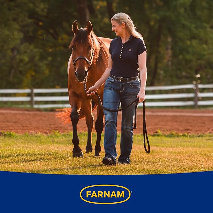 Farnam Equisect Water-Based Botanical Fly Repellent, Horse Fly Spray with Herbal Scent for Horses, Dogs and Cats, 32 Oz