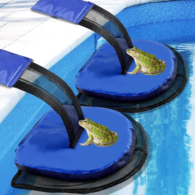 2 Pack Animal Saving Escape Ramp for Pools - Frog Floating Ramp Rescues for Swimming Pool, Frog Saver Floating Ramp Rescues for Saving Frogs, Birds, Toads Animal Mice, Pool & Spa Accessories & Tools