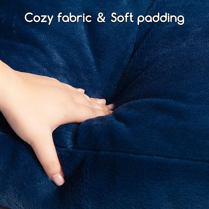 Hollypet Medium Dog Large Cat Bed Puppy Couch Beds for Pets up to 35 lbs | Fluffy Dog Cat Couch Plush Soft Warming Pets Beds with Machine Washable Cover and Non-Slip Bottom
