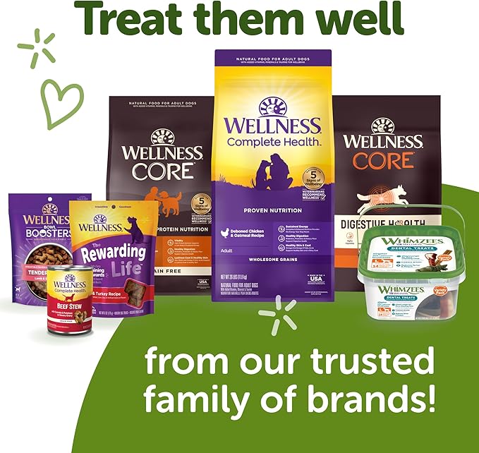 WHIMZEES Wellness Puppy Dog Dental Treats, Extra Small & Small Size Stick, (30 Count)