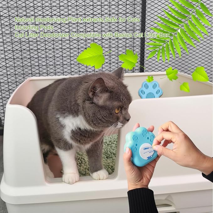 Pet Odor Eliminator,Cat Litter Box Odor Deodorant Gel Suitable for Self-Cleaning (3 Pack)