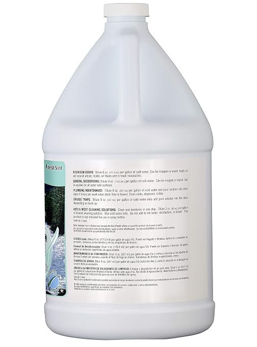 Bio-Break Multi-Purpose Odor Eliminator with Bacteria Strains and Enzymes by Nilodor, 1 gallon (128SBN BBZYM)
