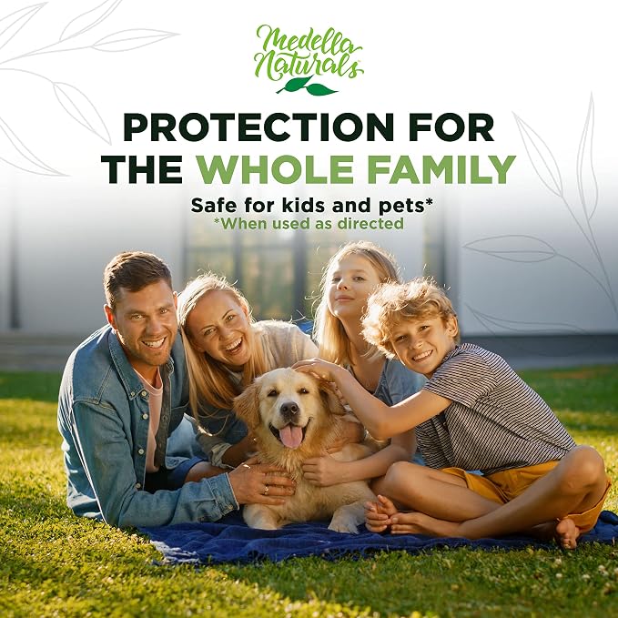 Deet-Free Insect & Mosquito Repellent – Travel Pack (2,4, 8 oz) | Insect Repellent with Lemongrass Oil Safe for Pets and Kids – Bug Spray for Mosquitoes, Gnats, Black Flies, and No-see-ums