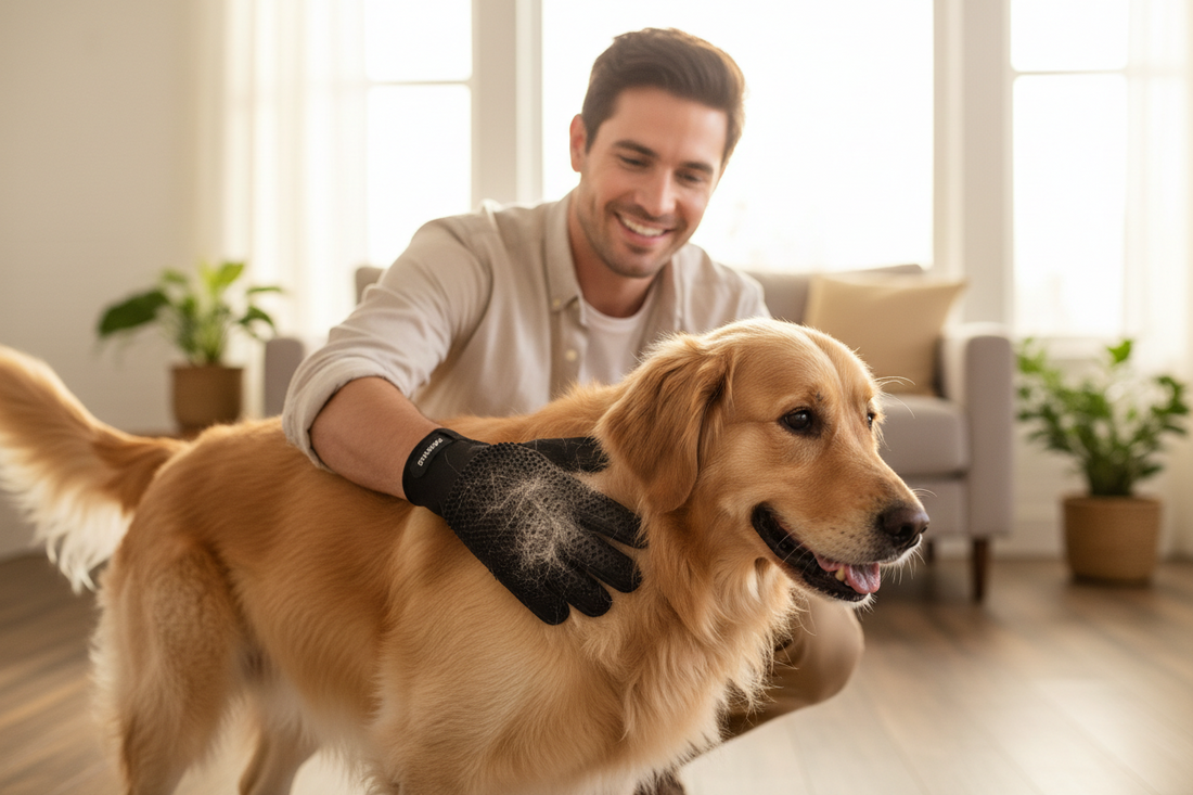 The Grooming Glove That Turned Shedding Into a Stress Free Ritual