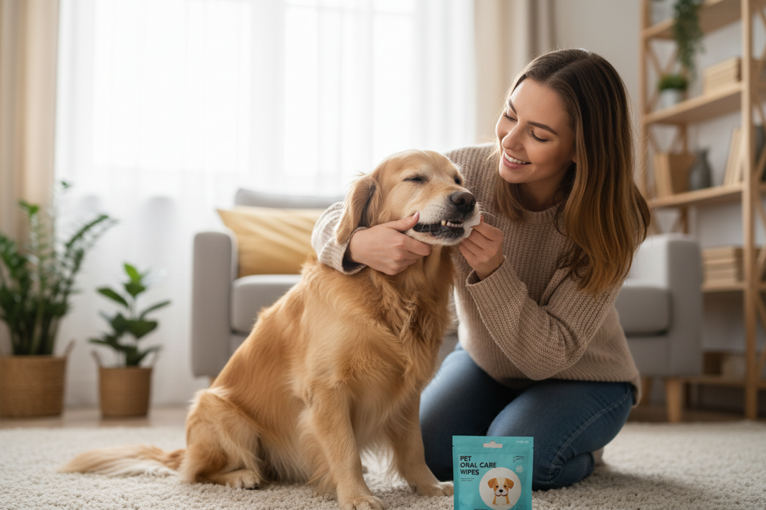 Freshen Your Pet’s Breath Effortlessly with Coconut-Infused Dental Wipes