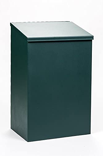 Standard Dog Waste Station/MittN Bag™ System_Square Can(Matte Green)