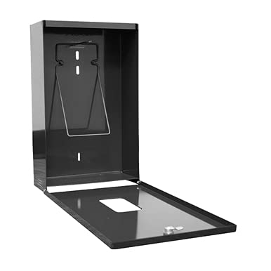 Zero Waste USA - The Sentry® Dog Station - EZ-Tie Hanging Bag System - Free 400 waste bags and 25 can liners - Over 500k sold in USA (Matte Black)