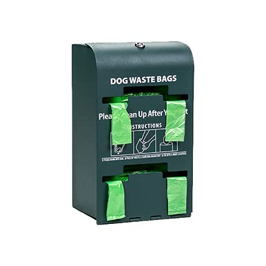 Standard Mini Dog Waste Station / Tie_Handle Roll (Matte Black)