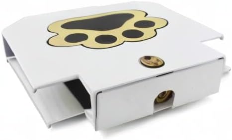 Outdoor Dog Water Fountain, Paw Activated Pet Drinking Fountain, Dispenser | Durable Step On Metal Sprinkler, Brass Valve, Sturdy 41" Hose, Easy to Use, Provides Fresh Water Constant Stream, Fun Dog Toy