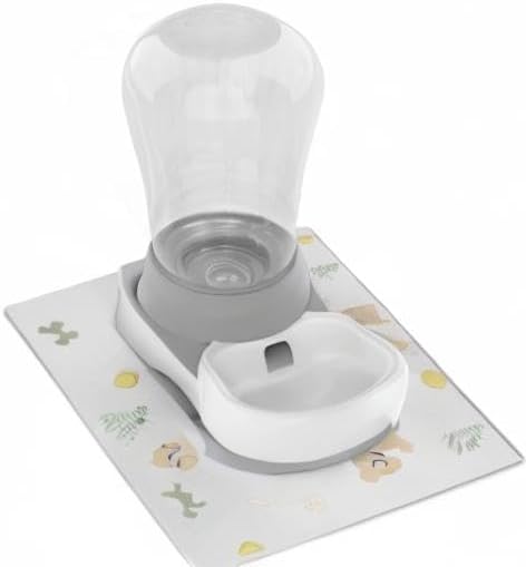 STALTWO 1.6 Gallon Automatic Dog Water Dispenser, Non-Slip Mat, BPA-Free | Pet Water Dispenser, Large Capacity Water Feeder for Cats and Dogs, Refill Less Often
