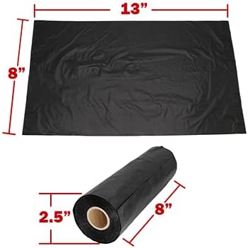 ZERO WASTE USA Standard Low Profile Dog Waste Station/Roll Bag System - Square Can (Matte Black)