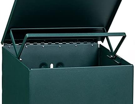 Standard Dog Waste Station / EZ_Tie Hanging Bag System_Square Can(Matte Green)