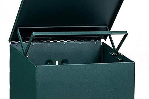 Standard Dog Waste Station / Tie_Handle Roll_Square Can(Matte Green)