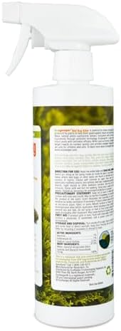 EcoRaider Bed Bug Killer Spray 16 Oz, Green + Non-toxic, 100% Kill + Extended Protection