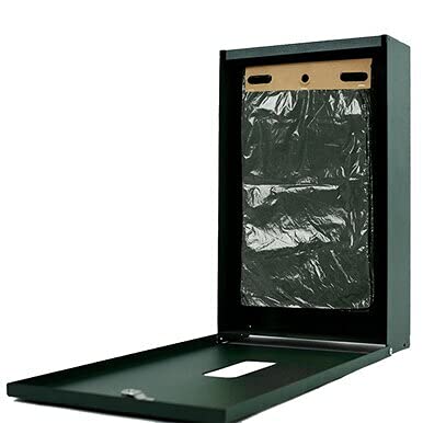 Standard Low Profile Dog Waste Station/MittN Bag™ System (Matte Green)