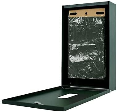 Standard Dog Waste Station/MittN Bag™ System_Square Can(Matte Black)