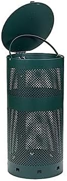 Standard Low Profile Dog Waste Station / EZ_Tie Hanging Bag System (Matte Green)
