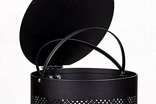 Zero Waste USA - Low Profile Dog Waste Station - Free 400 waste bags and 25 can liners included (Matte Black)