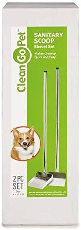Clean Go Sanitary Steel Strong Pooper Scoopers for Dogs & Pets Shovel or Rake Styles (Shovel)