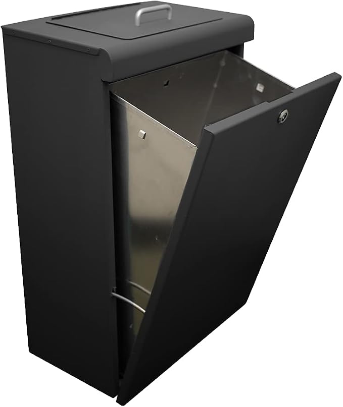 Ultimate™ Dog Waste Station / EZ_Tie Hanging Bag System (Matte Black)